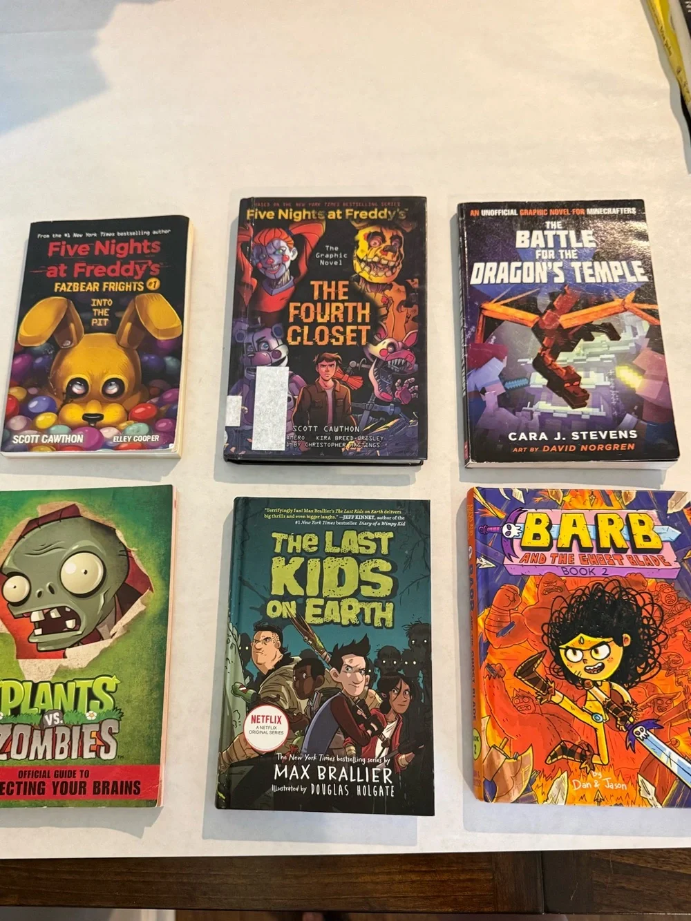 Six Middle Grade Graphic Novels for Kids